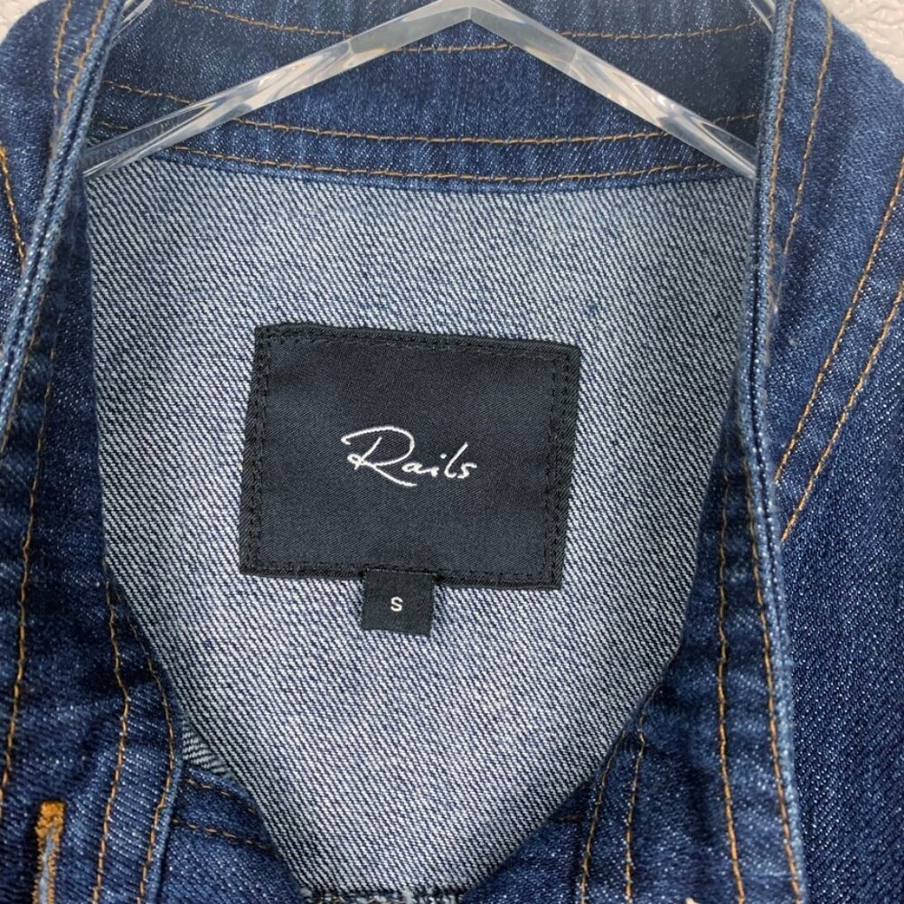 Rails | Alma Structured Raw Denim Jacket - Picture 4 of 9